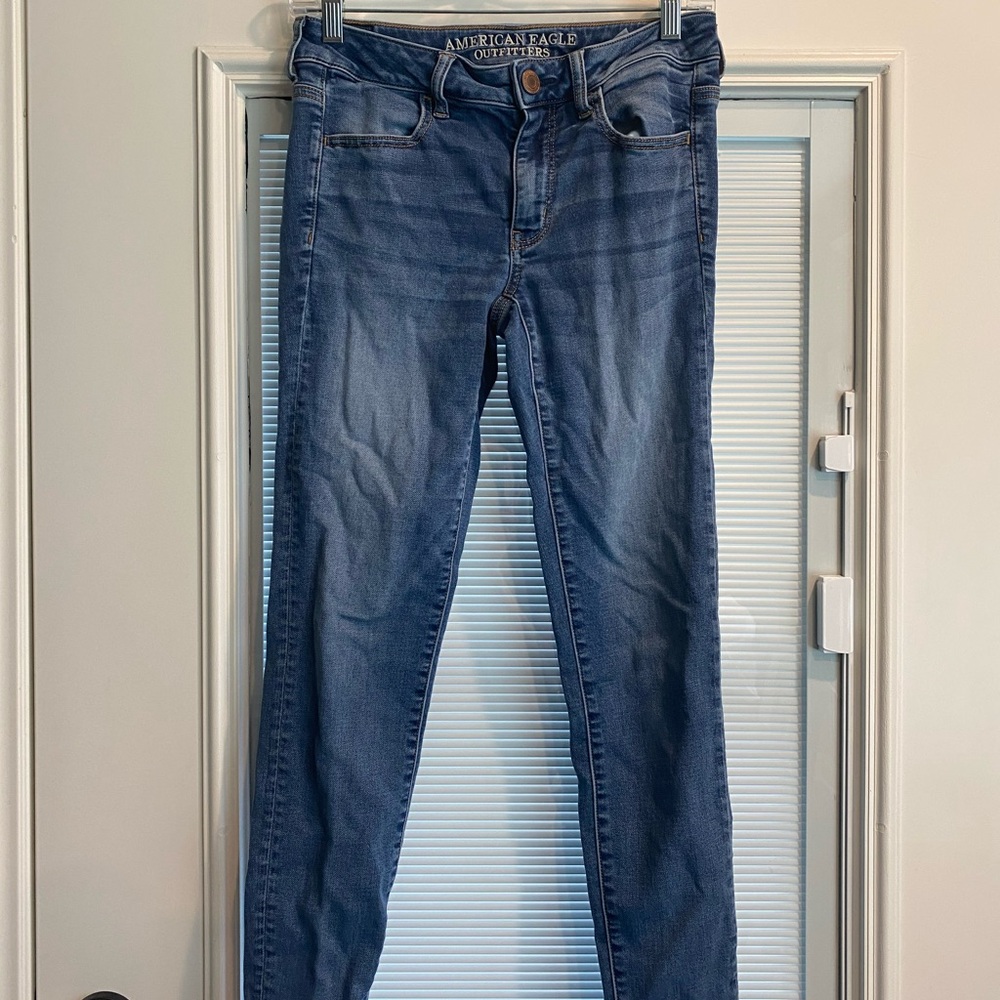 American Eagle Outfitters Blue Skinny Jeans
